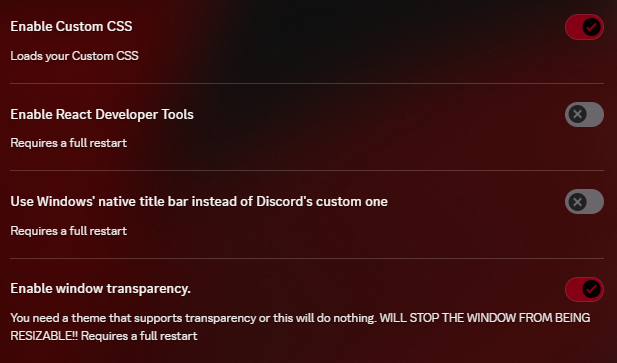 Vencord Settings